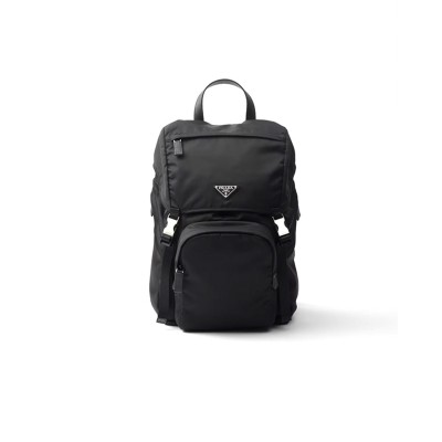 PRADA RE-NYLON AND SAFFIANO LEATHER BACKPACK 2VZ135 (45*27*17cm)